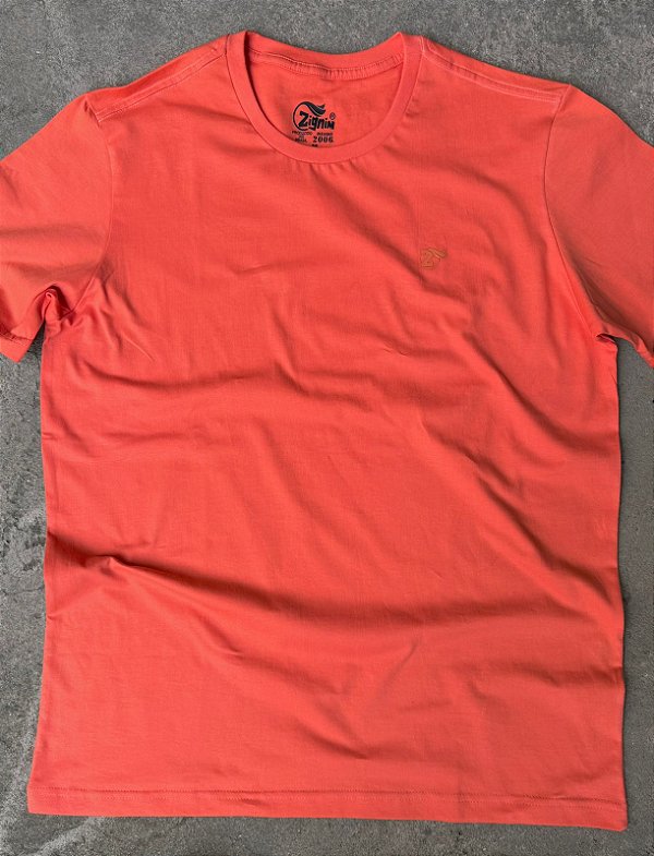 CAMISA ZIGNIM ALGODÃO CORAL