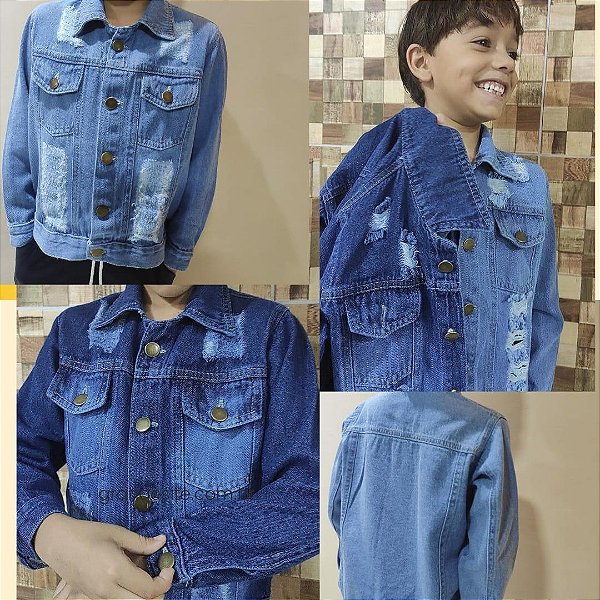 Jaqueta Jeans Menino