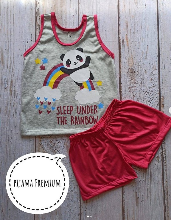 Pijama Infantil Regata Panda