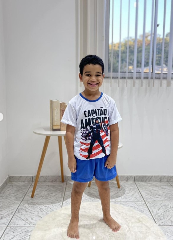 Pijama Infantil Capitão América