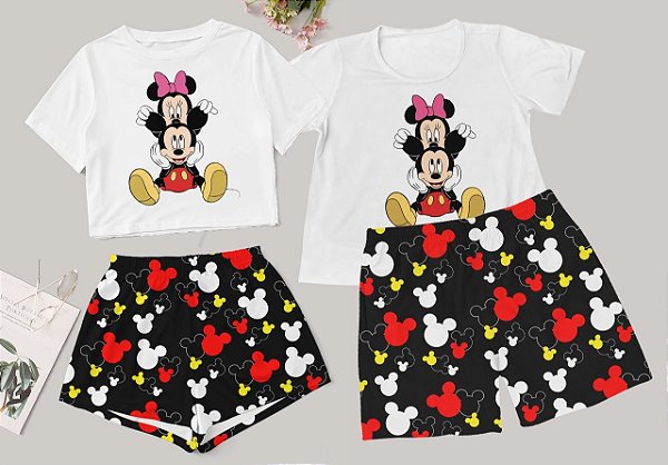 Pijama Infantil Mickey e Minnie