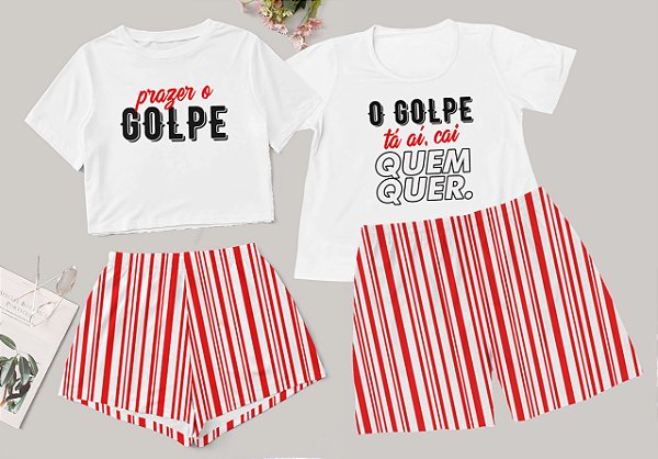 Kit Pijama Casal Golpe Verão