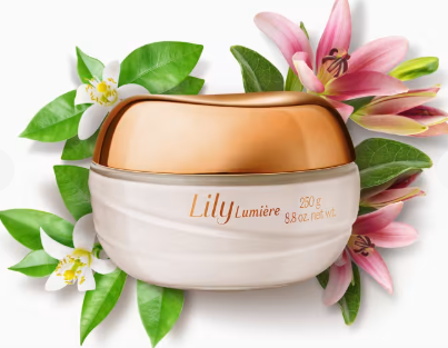 Creme Acetinado Hidratante Desodorante Corporal Lily Lumière 250g