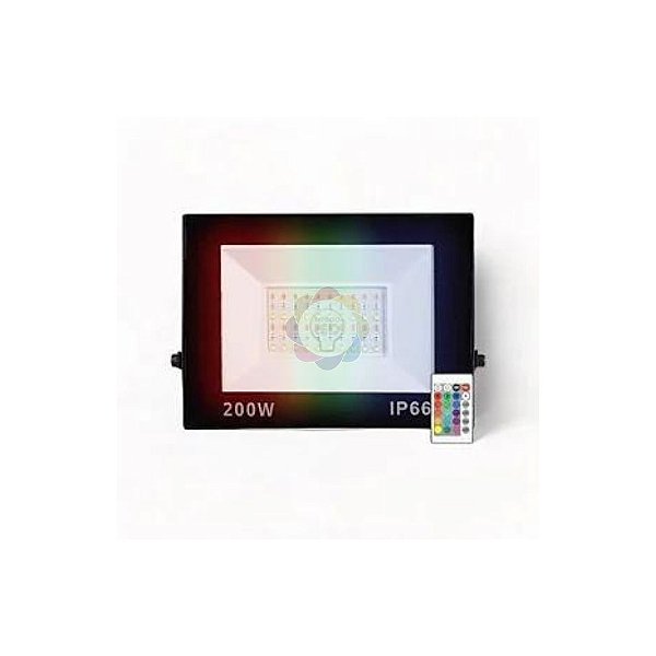 Refletor Led 200w RGB