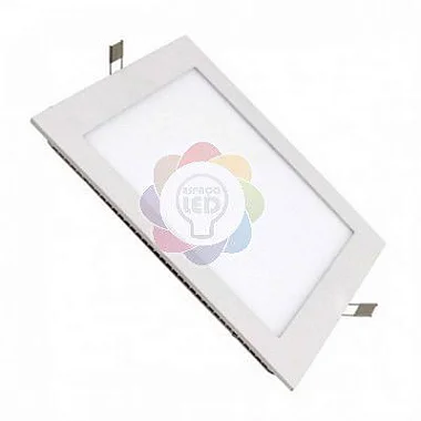 Plafon Led 24w Embutido Quadrado Branco Neutro