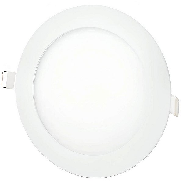 Plafon LED 12w Embutir Redondo Branco Neutro