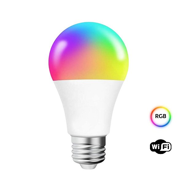 Lâmpada Bulbo 9w RGB Inteligente