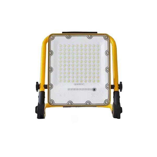 Refletor Holofote Led C/ Bateria Recarregável Portátil 100w
