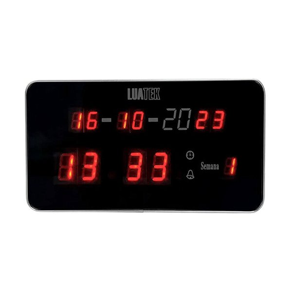 Relógio Led Digital de Parede Lk1019
