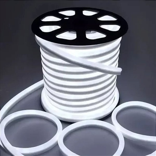 Mangueira NEON de Led BRANCO FRIO O METRO