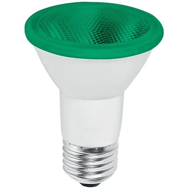 Lâmpada LED PAR20 7w VERDE