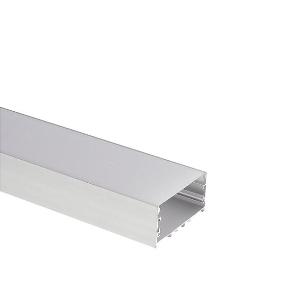 Perfil de LED Branco Sobrepor 5x2 cm Barra 2m