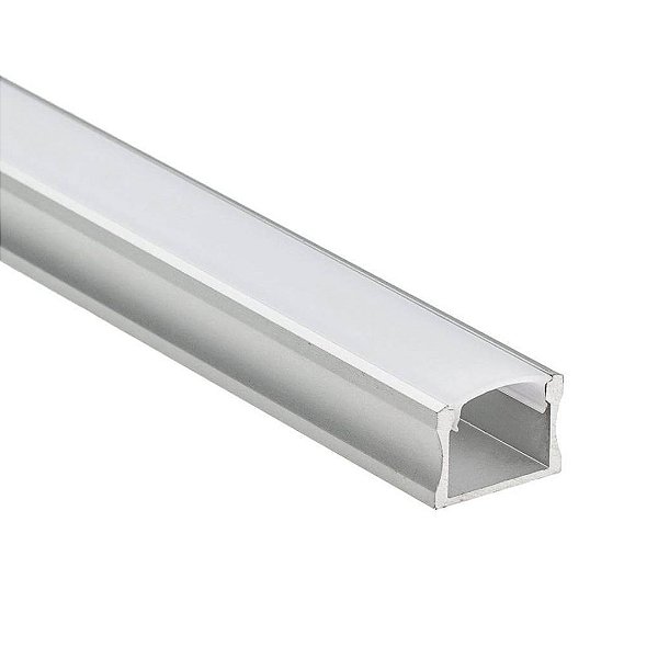 Perfil de LED Branco Sobrepor 1,7x1,5 cm Barra 2m