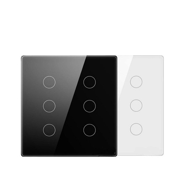 Interruptor Smart Touch Wifi Inteligente 6 Botão