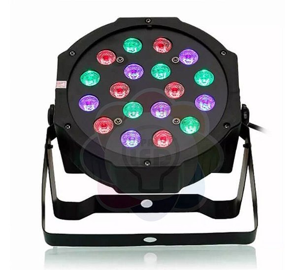 Canhão/ Display Led Par 18 RGB