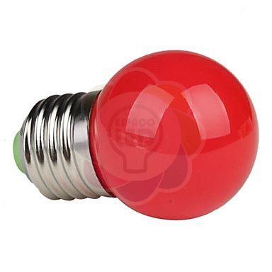 Lâmpada Bulbo LED Bolinha 1w - Vermelha