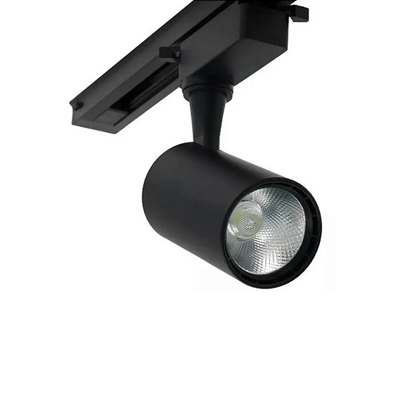 Spot Led 10w Para Trilho Eletrificado (Branco Quente)