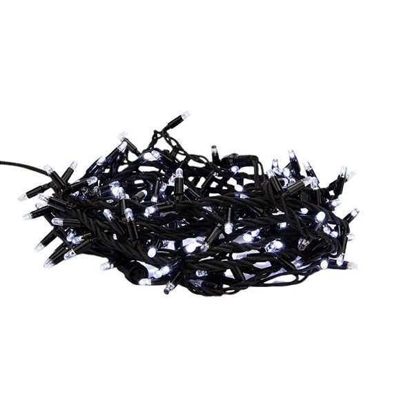 Luzinha de Natal Branco Quente Pisca Pisca 9,7m com 100 Leds