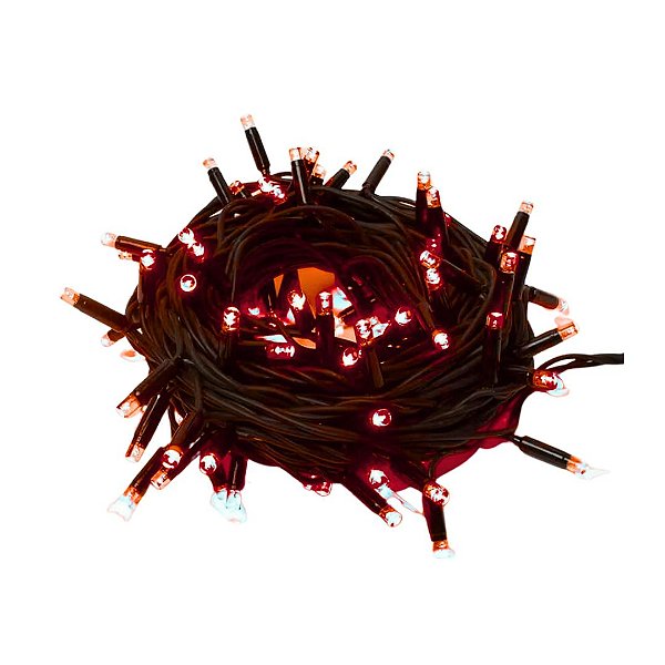 Luzinha de Natal Vermelho Pisca Pisca 9,7m com 100 Leds