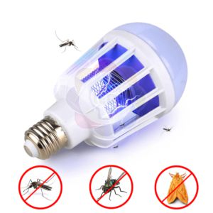 Lâmpada LED Mata Mosquito 2 em 1 - 15w