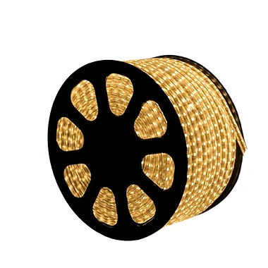 Mangueira de LED 5050 Chata Branco Quente METRO