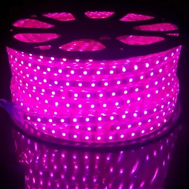 Mangueira de LED 5050 Chata Rosa o METRO