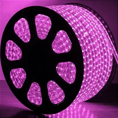 Mangueira de LED 5050 Chata Rosa o METRO