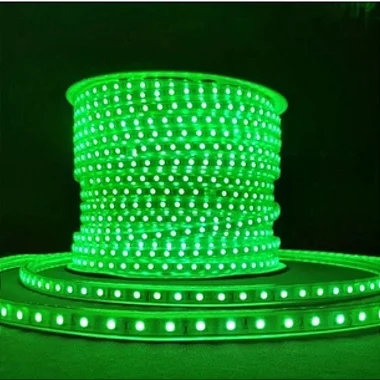 Mangueira de LED 5050 Chata Verde o METRO