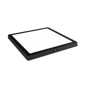 Plafon Led 18w Sobrepor Quadrado Branco Frio - PRETO