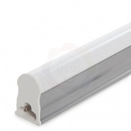 Lâmpada LED Tubular com Calha T5 60 cm 10w - Branca Quente