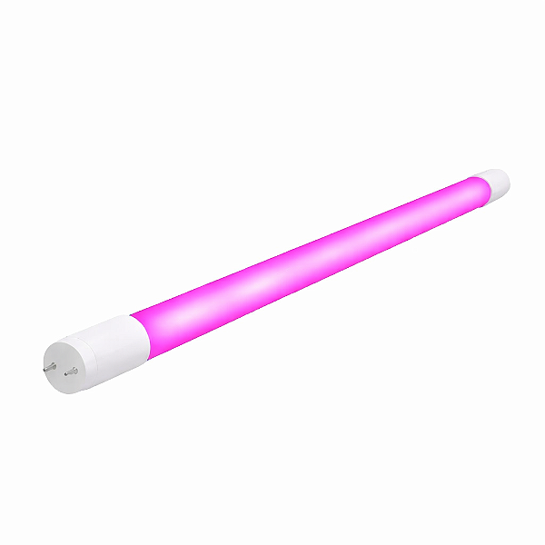 Lâmpada LED Tubular 60 cm 9w - Rosa