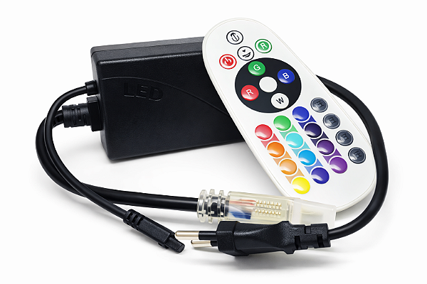 Fonte de Alimentação para Mangueira Chata RGB