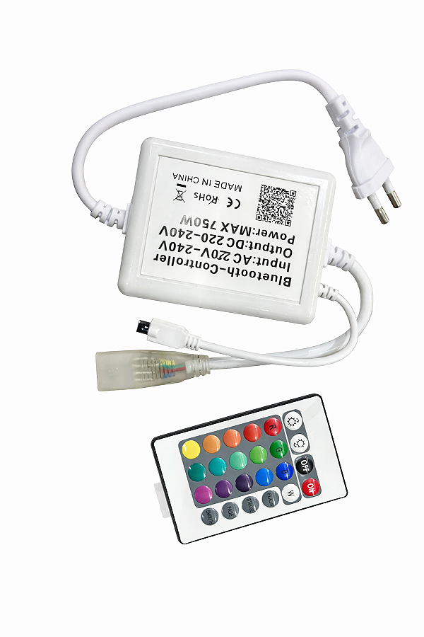 Fonte de Alimentação Smarta Para Mangueira Chata RGB