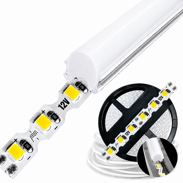 Fita LED Neon Segunda Geração + Silicone Branca/ METRO