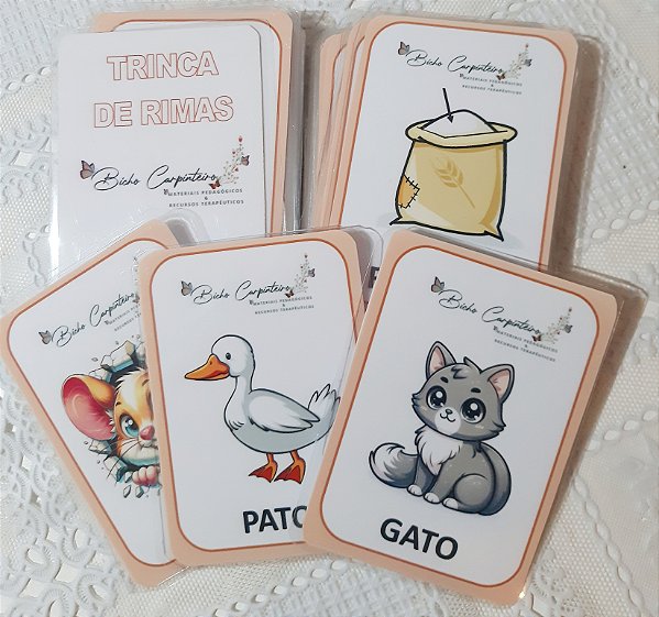 TRINCA DE RIMAS | BARALHO DIDÁTICO