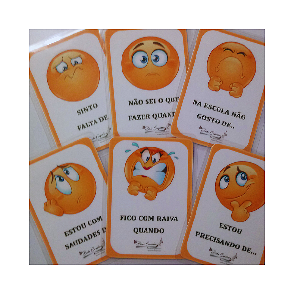 SÃO MUITAS EMOÇÕES e SENTIMENTOS | JOGO DE CARTAS