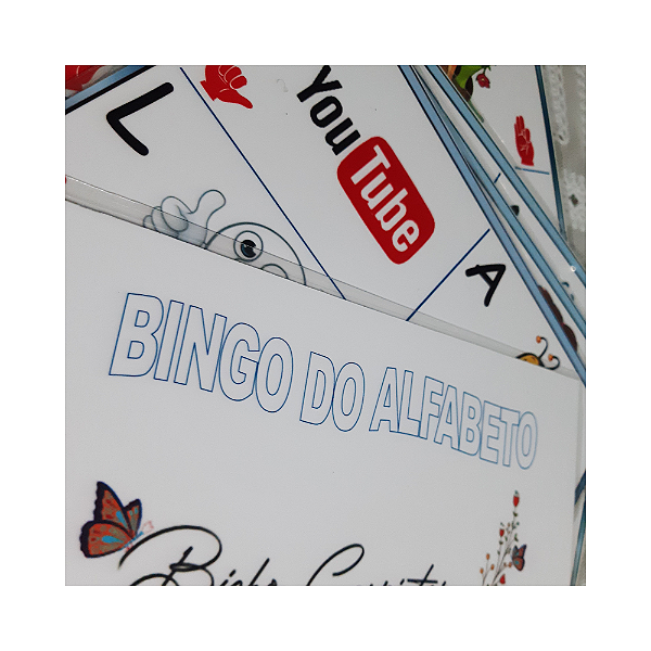 Bingo Educativo Letras do Alfabeto | Jogo Educativo | Educação Infantil | 20 Cartelas + 1 Baralho para sorteio