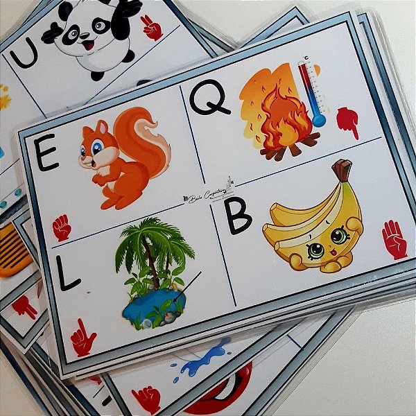 Bingo Educativo Letras do Alfabeto | Jogo Educativo | Educação Infantil | 20 Cartelas + 1 Baralho para sorteio