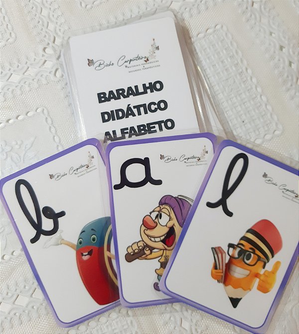 ALFABETO MÓVEL LETRA CURSIVA MINÚSCULA EDUÇÃO INFANTIL
