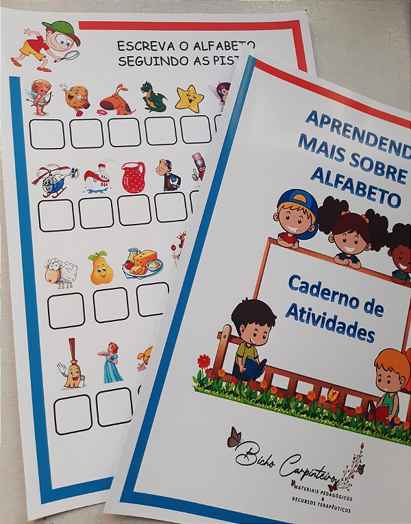 Aprendendo Mais Sobre o Alfabeto: Caderno de Atividades
