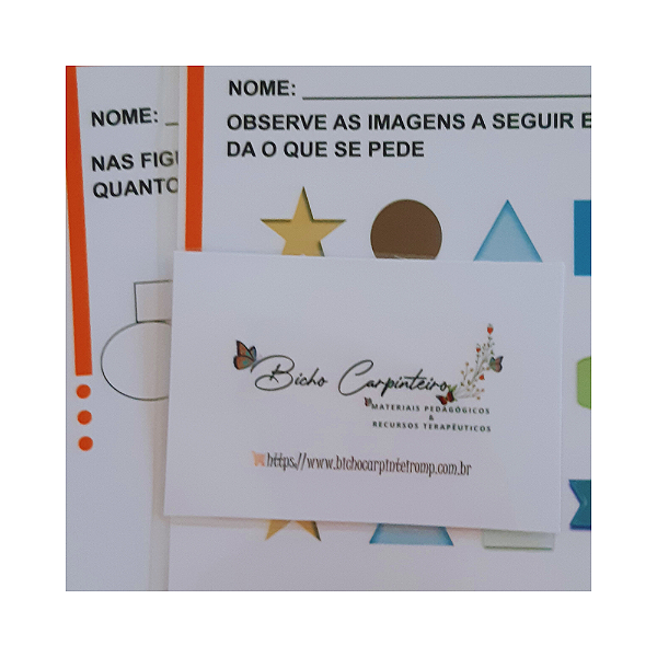 ATIVIDADE PEDAGÓGICA DE ESTIMULAÇÃO COGNITIVA EDUCAÇÃO INFANTIL