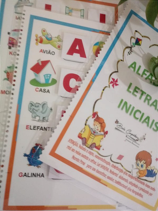 ALFABETO LETRAS INICIAIS ARQUIVO DIGITAL