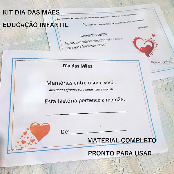 Kit Dia das Mães – Atividades Afetivas para Educação Infantil