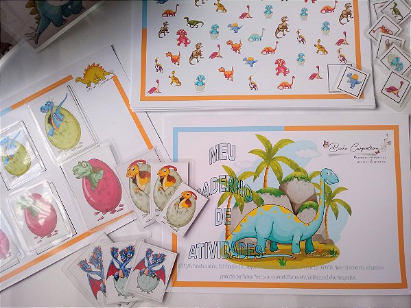 CADERNO DE ATIVIDADES ESTRUTURADAS - TEMA DINOSSAURO
