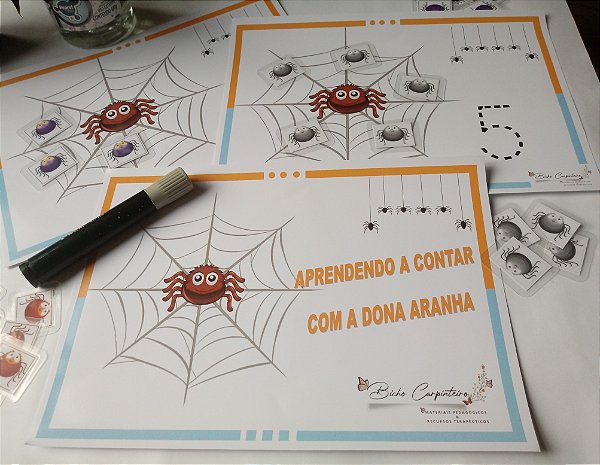 APRENDENDO A CONTAR COM DONA ARANHA