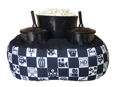 ALMOFADA KIT PIPOCA HD + 2 COPOS COM TAMPA E CANUDO