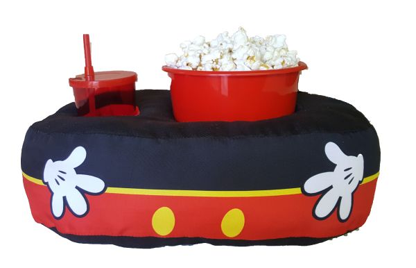 ALMOFADA KIT PIPOCA KIDS MICKEY + 1 COPO COM TAMPA E CANUDO