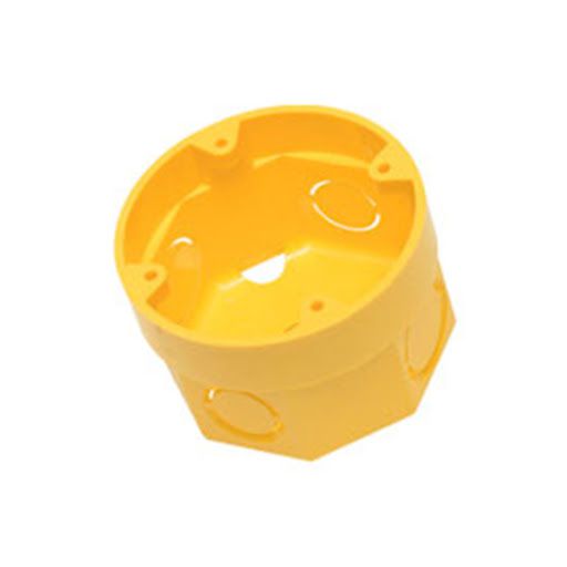 Amanco Eletrica Caixa de Luz Octogonal 3x3 Flex Amarela