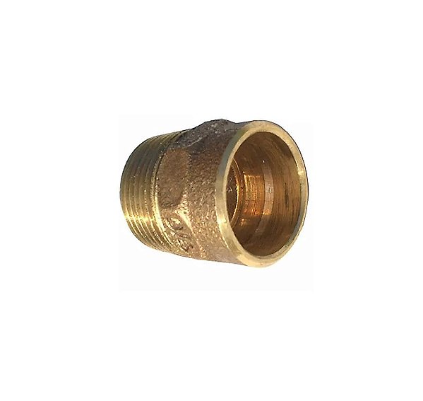 Eluma Conector Macho N.03 Bronze Com Anel de Solda - 15x1/2"