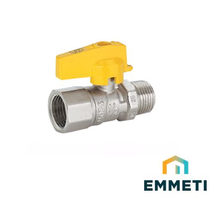 Emmeti Valvula Reta Para Gas MxF Dn 3/4"